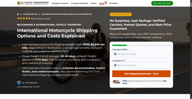 Can It Handle Specialty and International Motorcycles