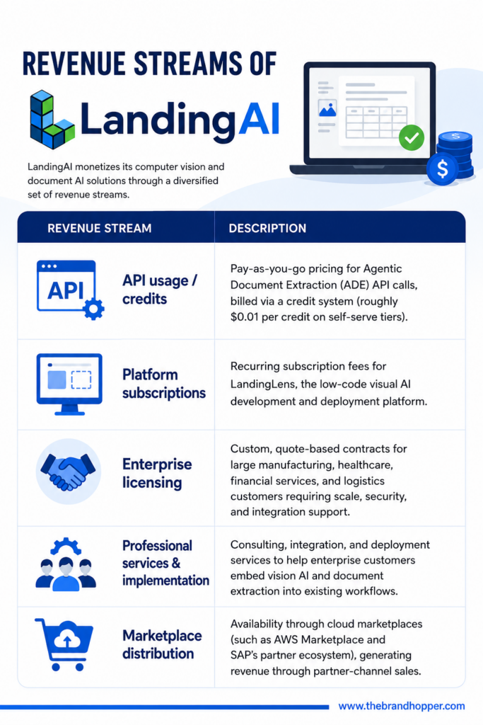 LandingAI's Revenue Streams