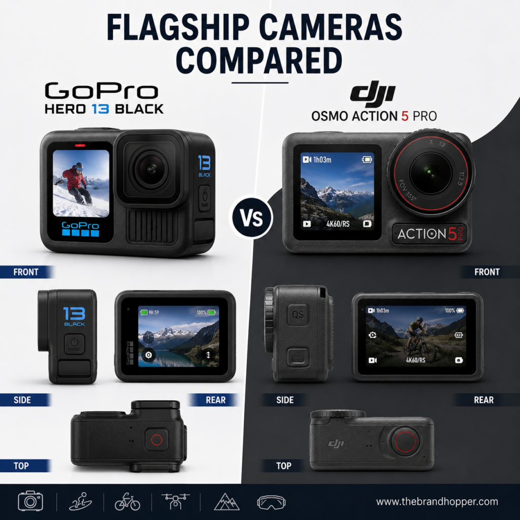 Hero 13 Black vs Osmo Action 5 Pro