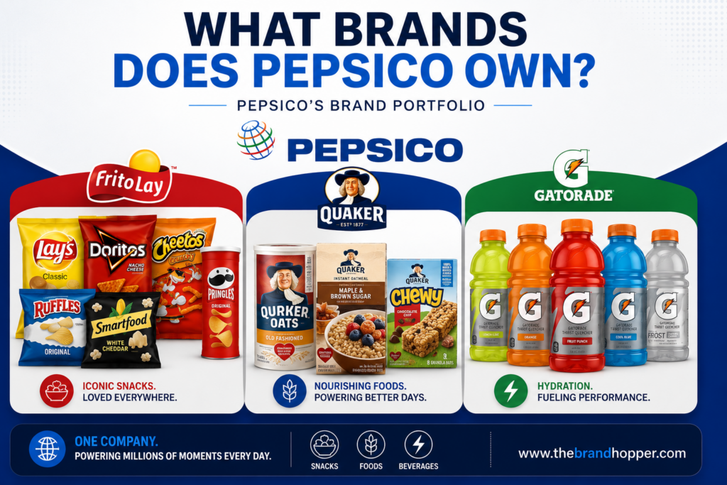 What brands does Pepsico Own