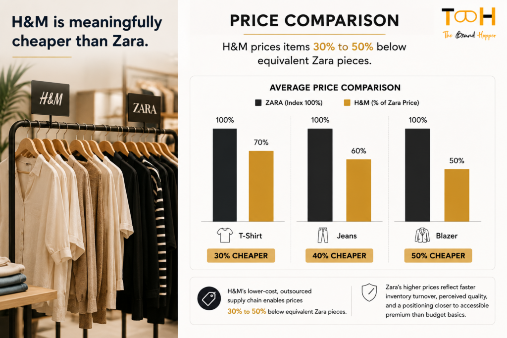 Why Zara is costlier than H&M