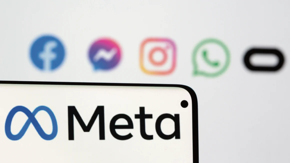 Instagram and Meta logos side by side