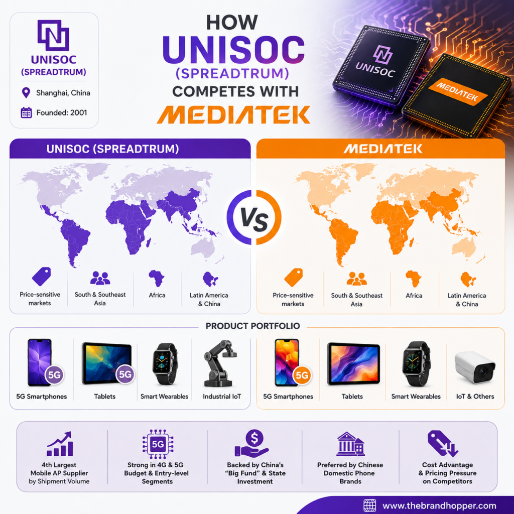 How UNISOC competes with MediaTek