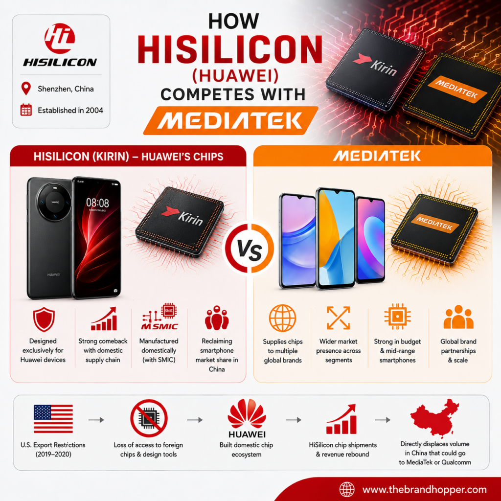 How Hisilicon competes with MediaTek