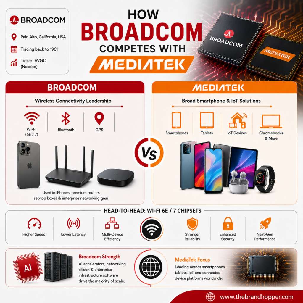 How Broadcom competes with MediaTek