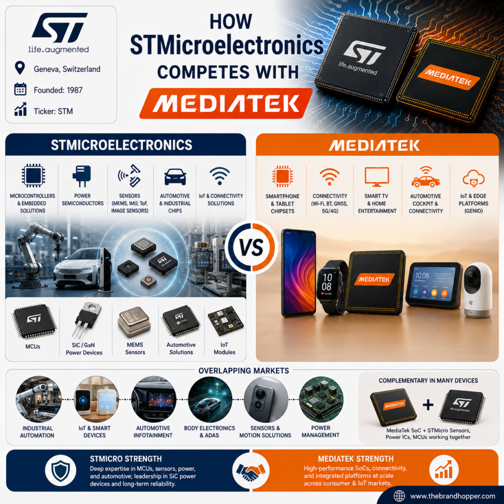 How STMicroelectronics competes with MediaTek