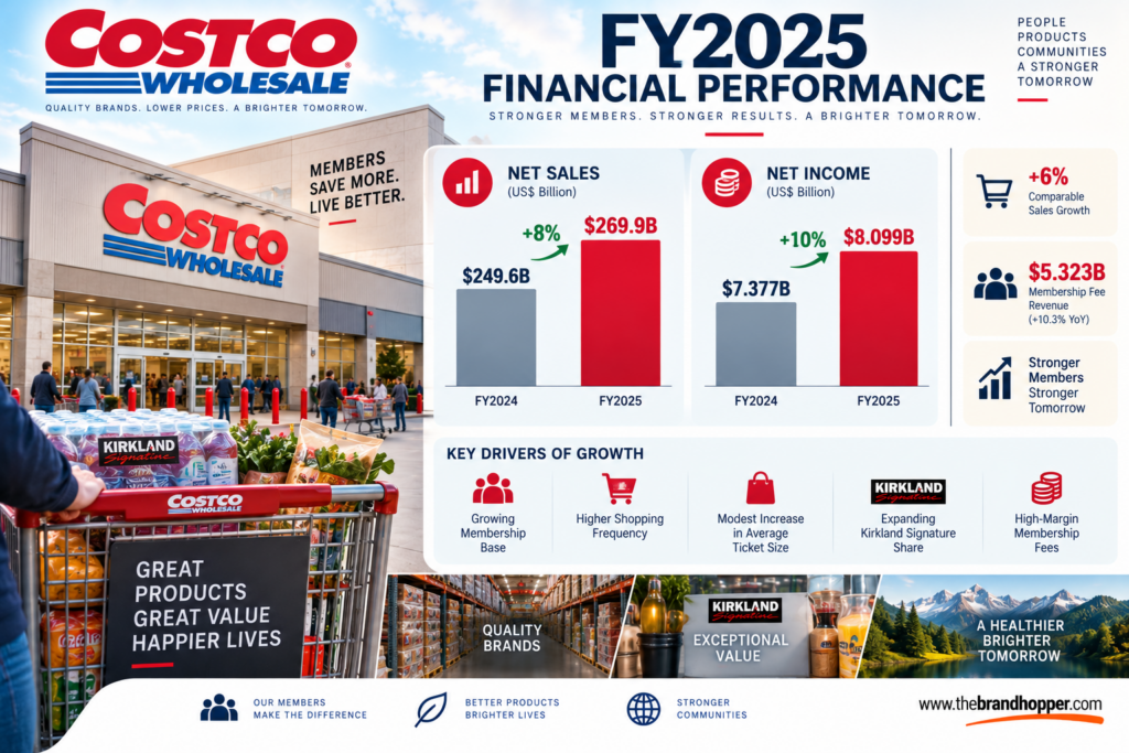 Costco FY2025 financial results