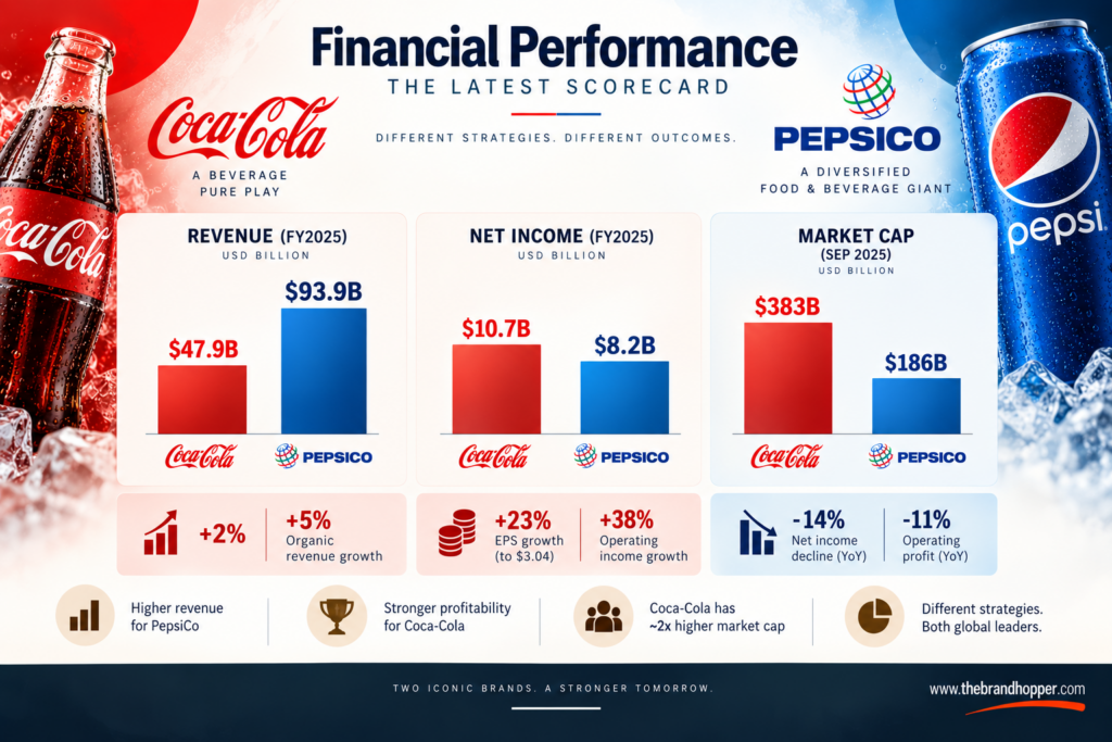 Coca-Cola and PepsiCo financial results