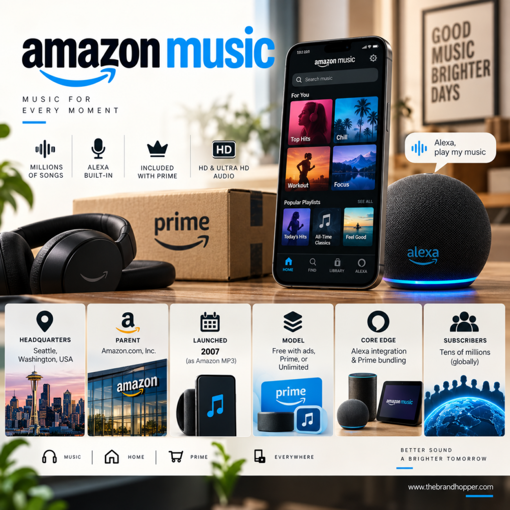 Amazon Music as a competitor of Spotify