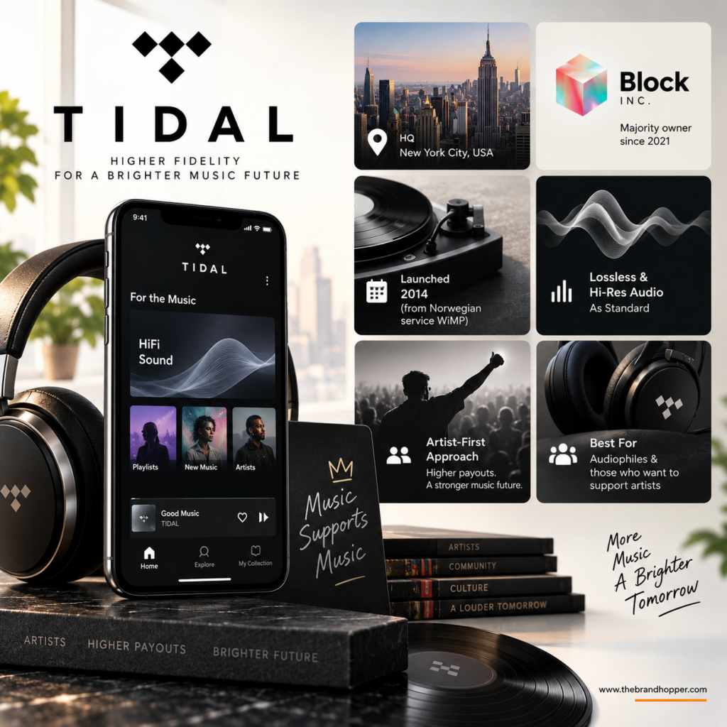 Tidal as a competitor of Spotify
