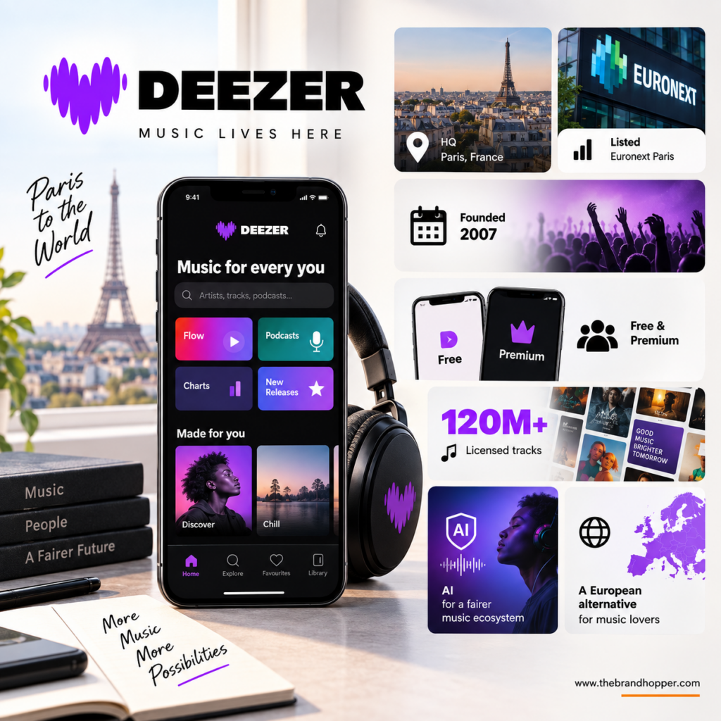 Deezer as a competitor of Spotify
