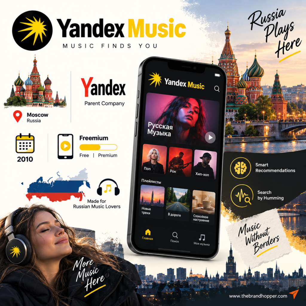 Yandex Music as a competitor of Spotify in Russia