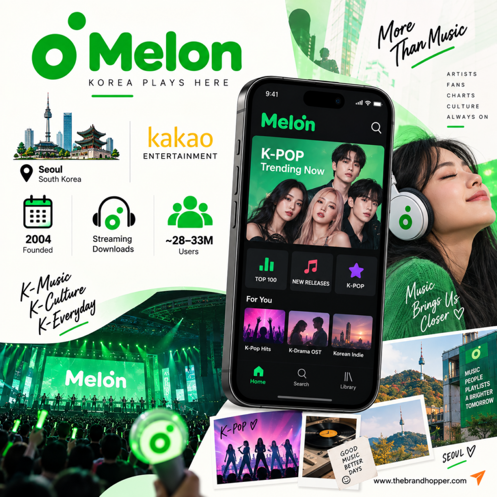 Melon as a competitor of Spotify in South Korea