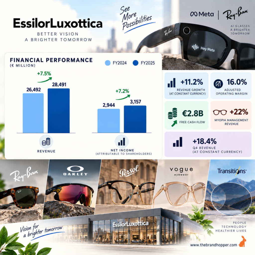 EssilorLuxottica FY2025 financial results