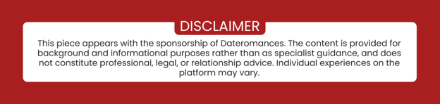 Dateromances disclaimer