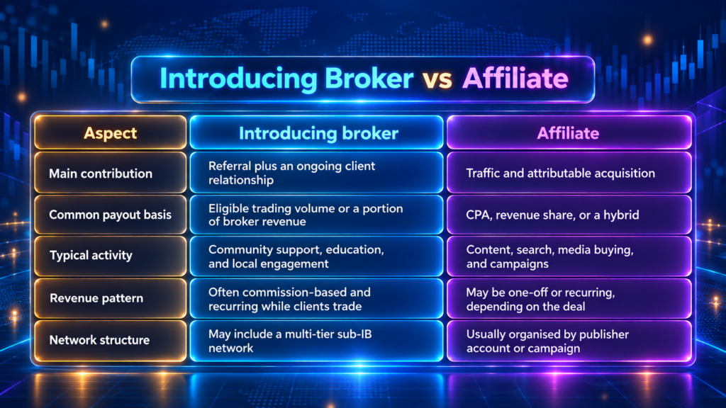 Introducing Broker vs Affiliate