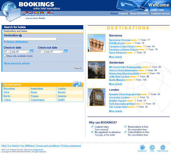 booking.com in 2025
