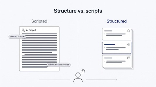 structure vs script