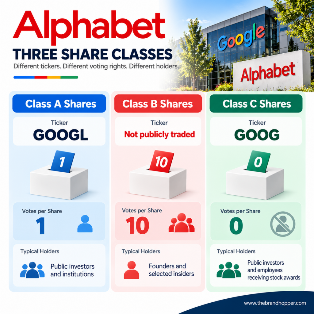 Alphabet’s Three Share Classes Explained