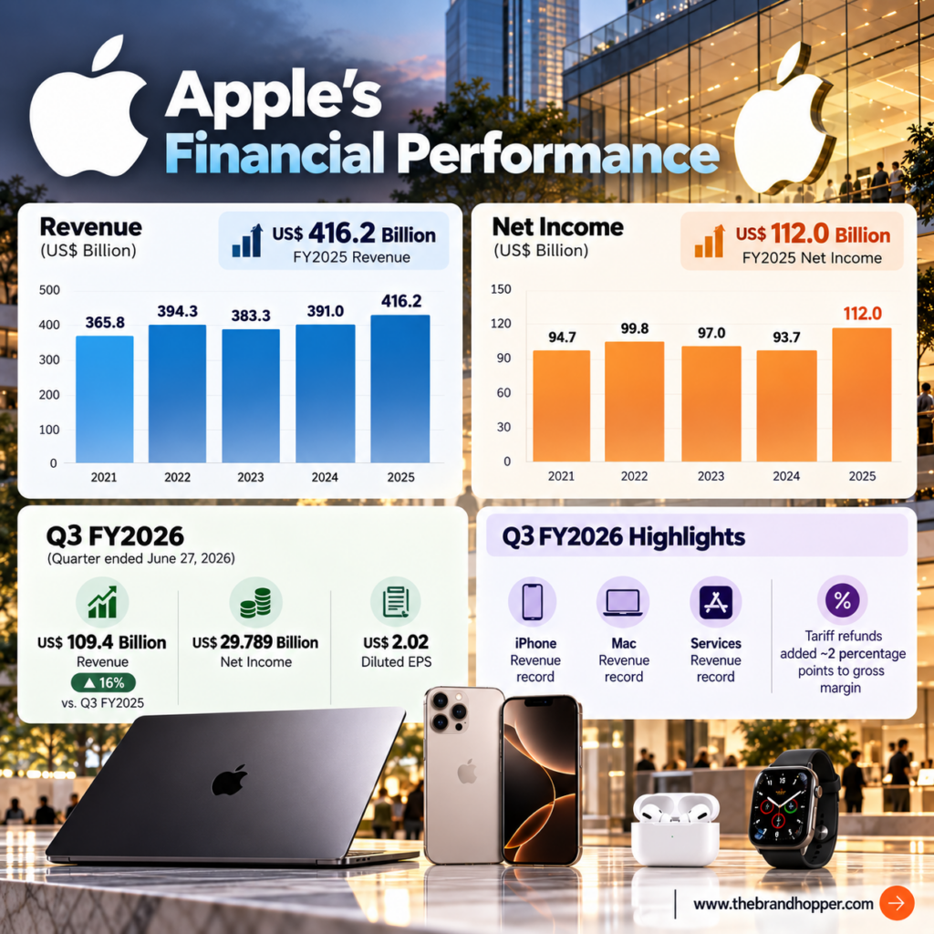 Apple fiscal 2025 revenue and net income
