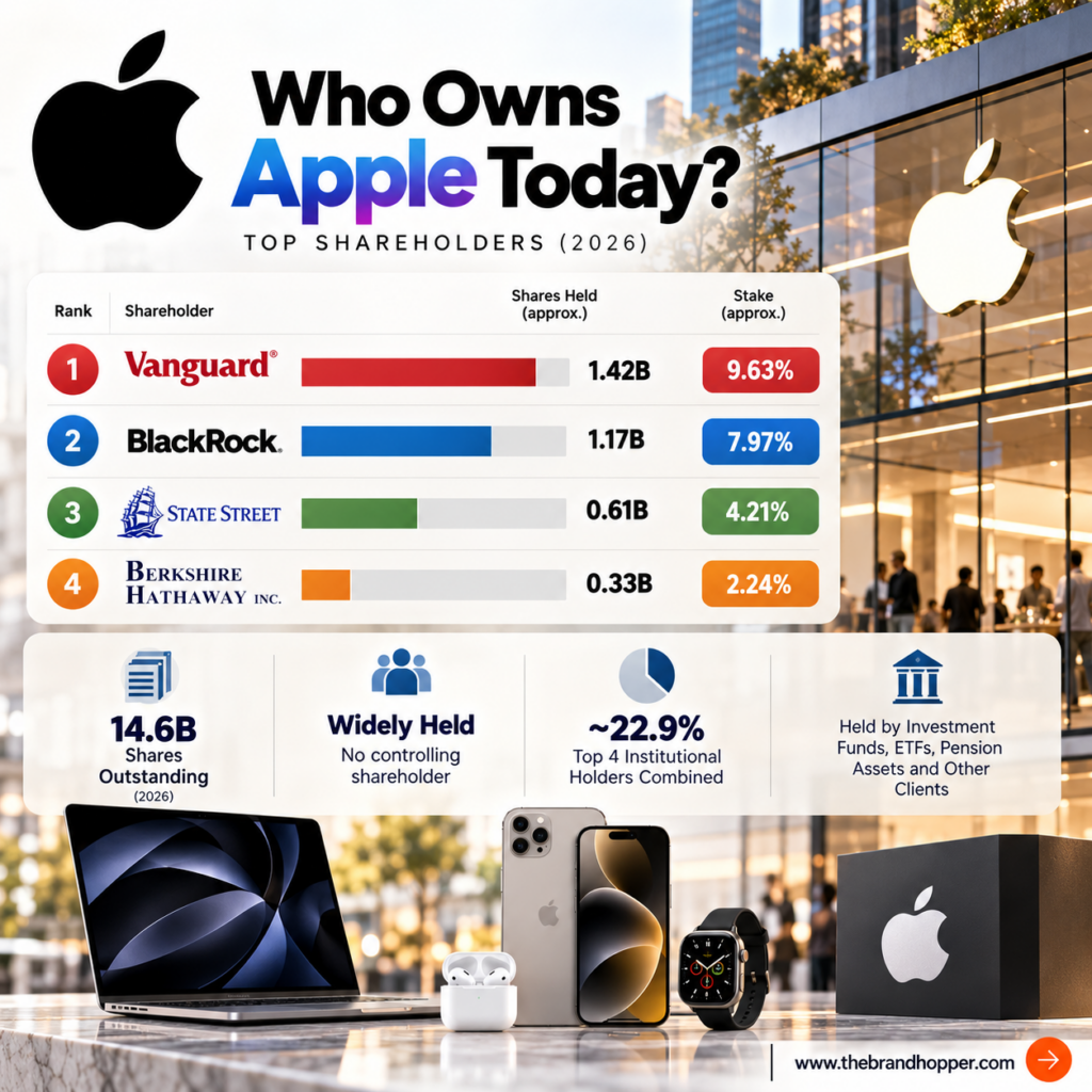 Apple's largest shareholders