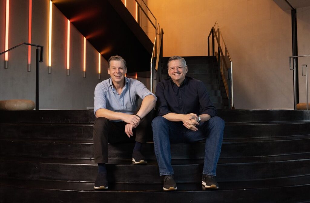 Co-CEOs Ted Sarandos and Greg Peters