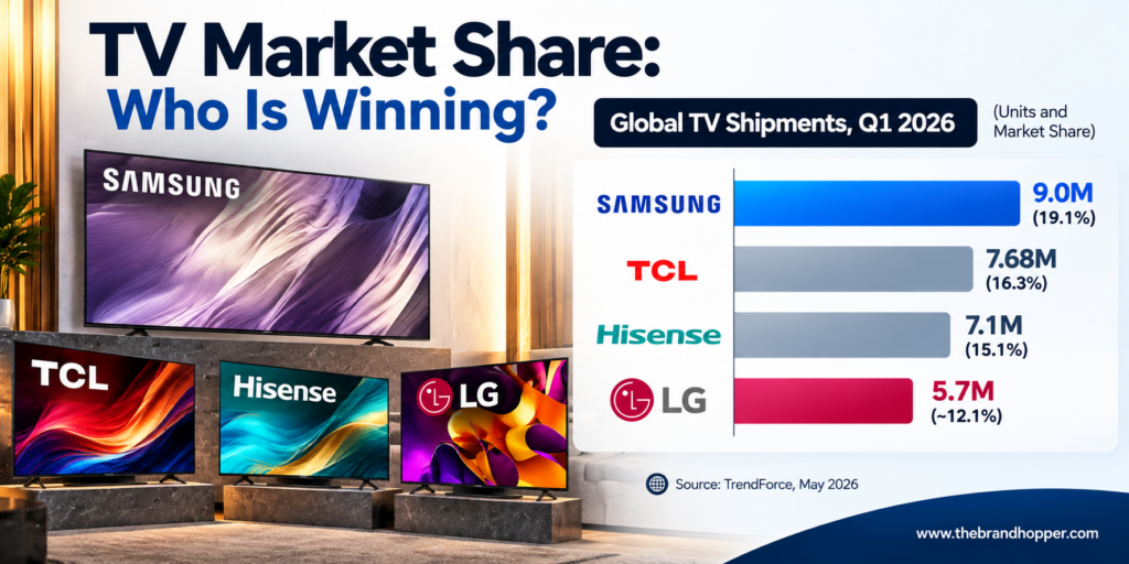 Global TV Market Share Showdown