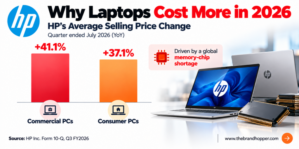 HP Laptop Costs Rise in 2026