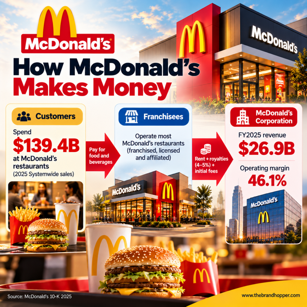 How McDonald's franchise model makes money