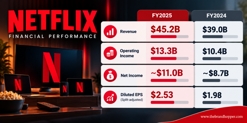 Netflix FY2025 Financial Performance