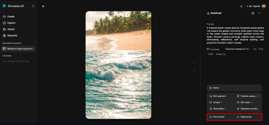 Try Edit prompt