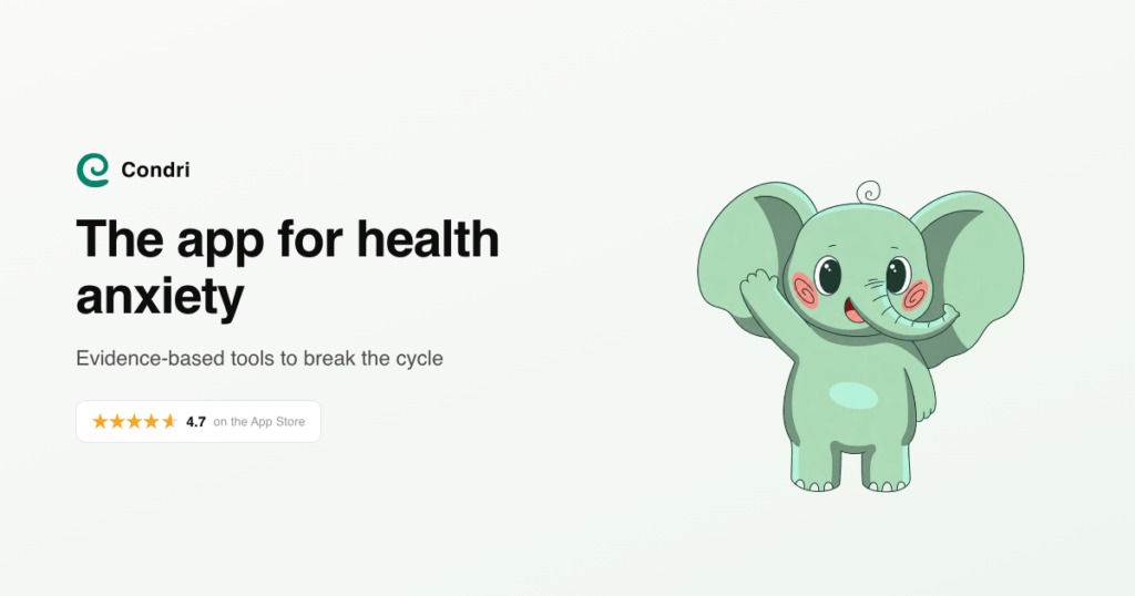 condri health anxiety app