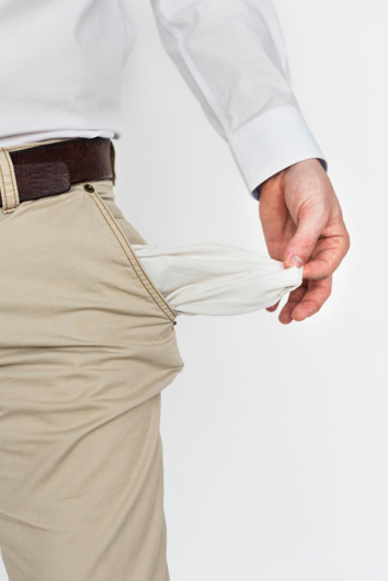 empty pockets
