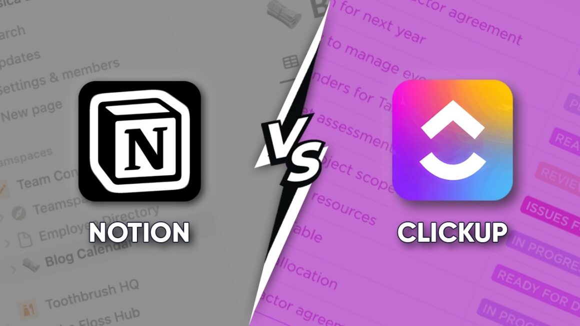 Notion vs ClickUp: Which Productivity Tool Wins?
